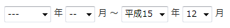 平成15年12月以前を指定する場合